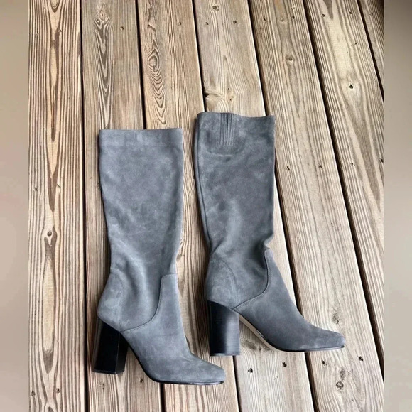 Michael Kors Leigh Boot Gray Sz 10M - Picture 3 of 13